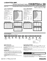 Предварительный просмотр 2 страницы Lightolier CDB2GPF214 Dimensions