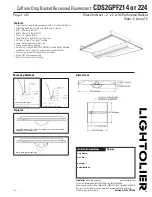 Preview for 1 page of Lightolier CDS2GPF214 Specification