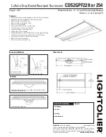 Lightolier CDS2GPF228 Specification предпросмотр