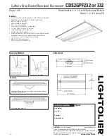 Предварительный просмотр 1 страницы Lightolier CDS2GPF232 Specification