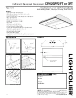 Предварительный просмотр 1 страницы Lightolier CFH2GPF2FT Specification