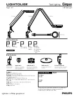 Предварительный просмотр 1 страницы Lightolier Cirque Specification