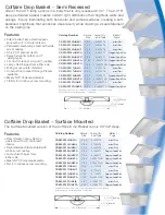 Предварительный просмотр 2 страницы Lightolier Coffaire DB/HP90 DL Brochure & Specs