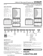 Предварительный просмотр 2 страницы Lightolier Coffaire II CFH1GPF Specification