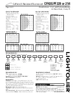 Preview for 2 page of Lightolier Coffaire II CFH2GPF228 Specification