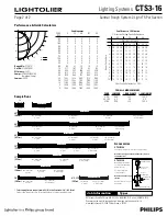 Предварительный просмотр 2 страницы Lightolier CTS3-16 Specification