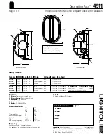 Lightolier Decorative Arco 4511 Specification предпросмотр