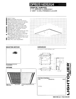 Предварительный просмотр 1 страницы Lightolier Deepcel Surface DPB2S16DS2U4 Specification Sheet