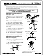 Lightolier Dramalux Manual предпросмотр