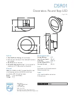 Предварительный просмотр 2 страницы Lightolier DSR01 Specification