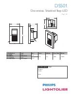 Lightolier DSS01 Specification preview