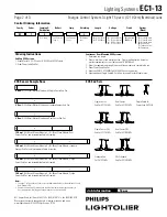 Предварительный просмотр 2 страницы Lightolier EC1-13 Specification