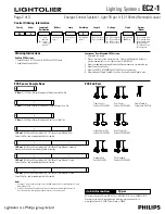 Preview for 2 page of Lightolier EC2-1 Datasheet