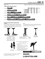 Предварительный просмотр 3 страницы Lightolier EG1-11 Specification