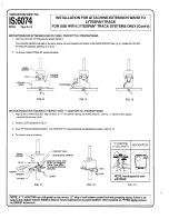 Предварительный просмотр 2 страницы Lightolier EXTENSION WAND Attachment Instructions