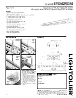 Предварительный просмотр 1 страницы Lightolier Eye-QLB EYS442FX354 Specification