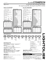 Предварительный просмотр 2 страницы Lightolier Eye-QLB EYS442FX354 Specification