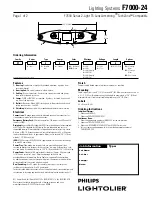 Lightolier F7000-24 Specification предпросмотр