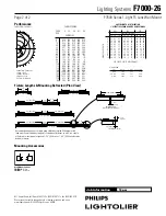 Предварительный просмотр 2 страницы Lightolier F7000-26 Specification