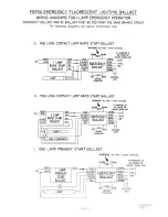 Preview for 7 page of Lightolier FBP30 Operating Instructions Manual