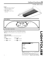 Lightolier G Specification предпросмотр