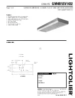 Lightolier GM4B5SVI432 Specification предпросмотр