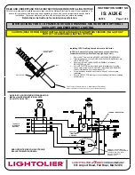 Предварительный просмотр 1 страницы Lightolier H.I.D. FRAME-IN KITS Instruction Sheet