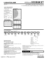 Предварительный просмотр 2 страницы Lightolier HDS2GLW1FT Specification