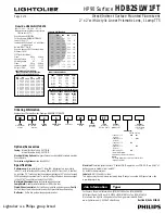 Предварительный просмотр 2 страницы Lightolier HP90 Surface HDB2GLR1FT Specification Sheet