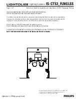 Lightolier IS-CTS3_FLNGLSS Assembly And Installation предпросмотр