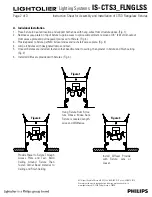 Предварительный просмотр 2 страницы Lightolier IS-CTS3_FLNGLSS Assembly And Installation