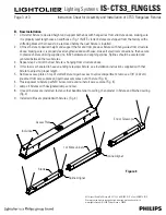 Предварительный просмотр 3 страницы Lightolier IS-CTS3_FLNGLSS Assembly And Installation