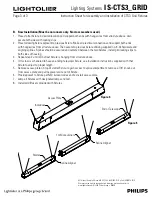 Предварительный просмотр 3 страницы Lightolier IS-CTS3_GRID Assembly And Installation Instructions