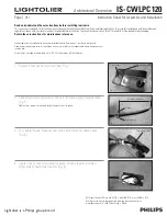 Lightolier IS-CWLPC120 Instruction Sheet предпросмотр