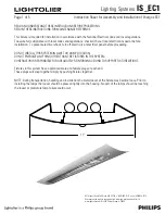 Предварительный просмотр 1 страницы Lightolier IS-EC1 Assembly And Installation Instructions