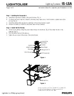 Preview for 2 page of Lightolier IS-LSA Instruction Sheet