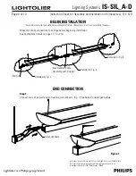 Preview for 8 page of Lightolier IS-SIL_A-D Instruction Sheet