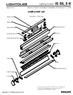 Предварительный просмотр 3 страницы Lightolier IS-SIL_E-H Instruction Sheet