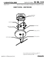 Предварительный просмотр 13 страницы Lightolier IS-SIL_E-H Instruction Sheet