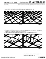 Preview for 3 page of Lightolier IS_ALETTA-ROW Assembly And Installation