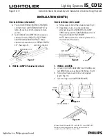 Preview for 8 page of Lightolier IS_CD12 Instruction Sheet