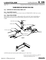 Предварительный просмотр 7 страницы Lightolier IS_CD5 Assembly And Installation Instructions Manual