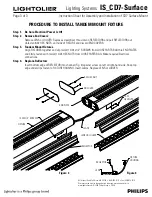 Preview for 3 page of Lightolier IS_CD7-Surface Assembly And Installation