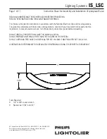 Lightolier IS_LSC Assembly and Assembly And Installation Manual предпросмотр