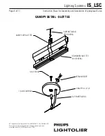 Предварительный просмотр 9 страницы Lightolier IS_LSC Assembly and Assembly And Installation Manual