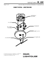 Предварительный просмотр 11 страницы Lightolier IS_LSC Assembly and Assembly And Installation Manual