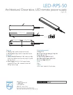 Предварительный просмотр 2 страницы Lightolier LED-RPS-50 Specification