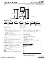 Preview for 1 page of Lightolier LFK2 Specification Sheet