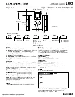 Предварительный просмотр 1 страницы Lightolier LFK3 Specification Sheet