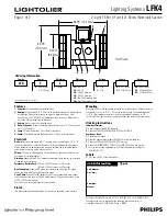 Предварительный просмотр 1 страницы Lightolier LFK4 Specification Sheet